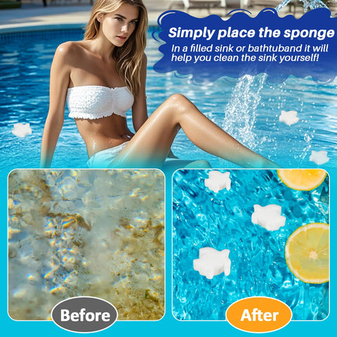 MAQIHAN pool sponge absorber saturated shows high absorbency for reuse.