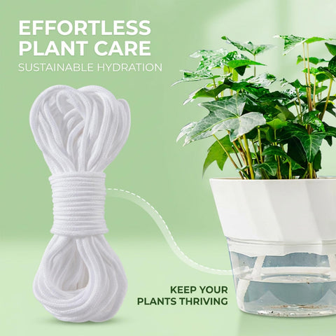 MAQIHAN rope end in soil delivers steady moisture to roots.