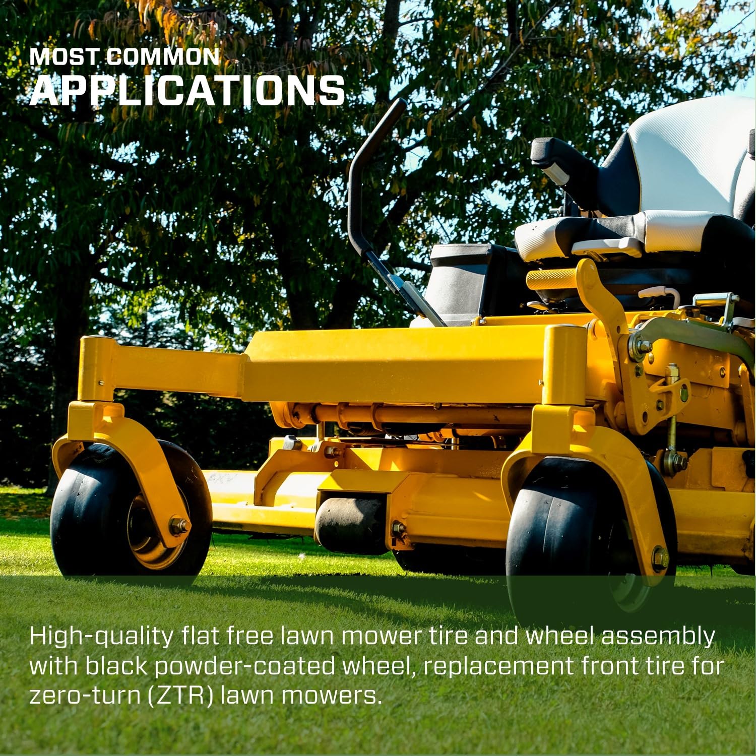Front caster application using MARASTAR 00232-2PK for smooth turning