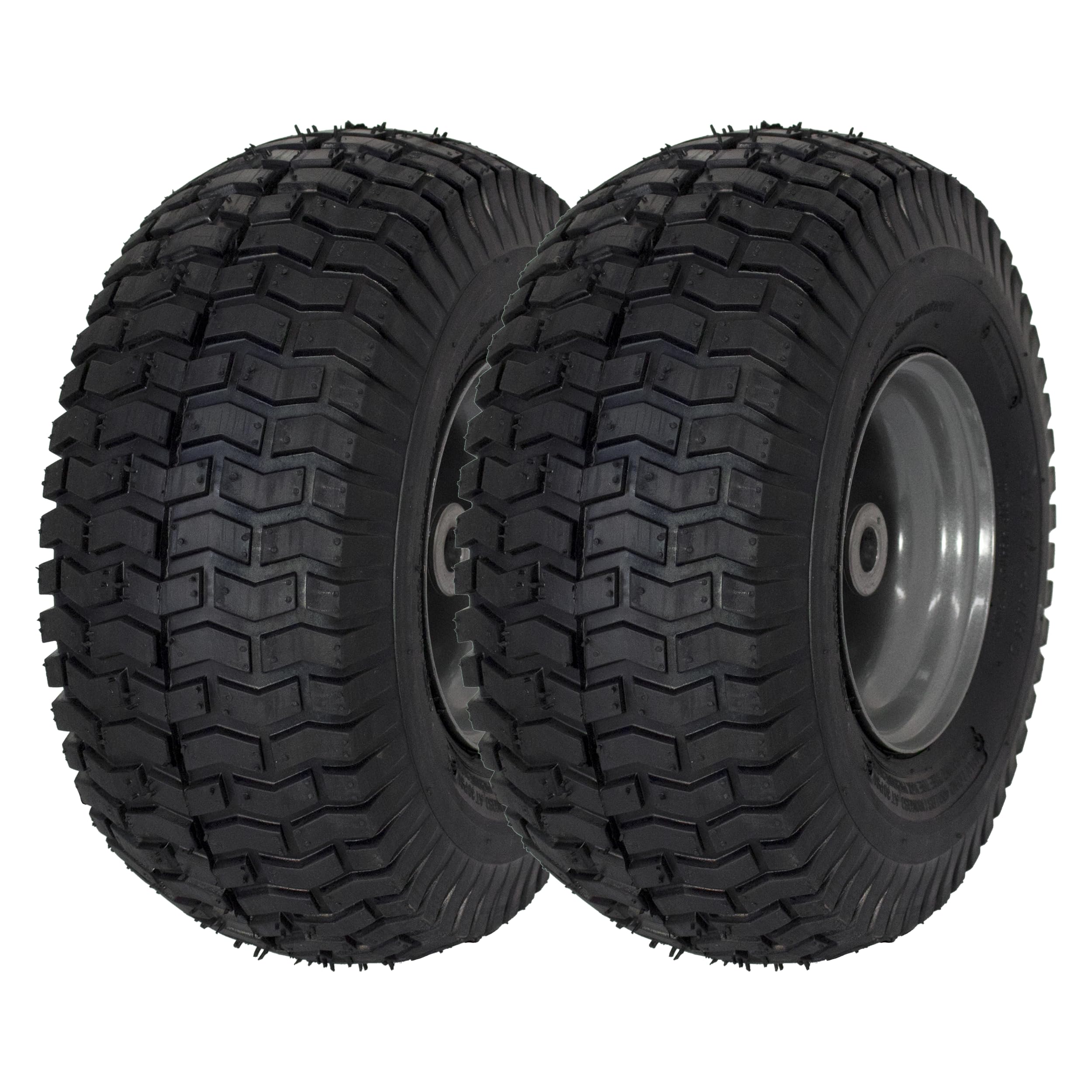MARASTAR 21446-2PK front tire assembly for easy lawn mower replacement.