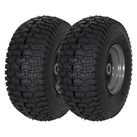 MARASTAR 21446-2PK front tire assembly for easy lawn mower replacement.