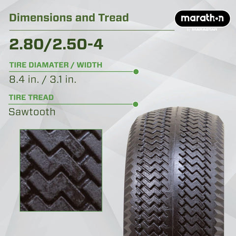 Marathon half-inch ball bearings ensure smooth rotation
