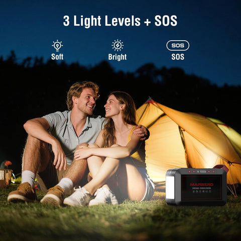 MARBERO compact dimensions and light weight fit easily in a backpack.