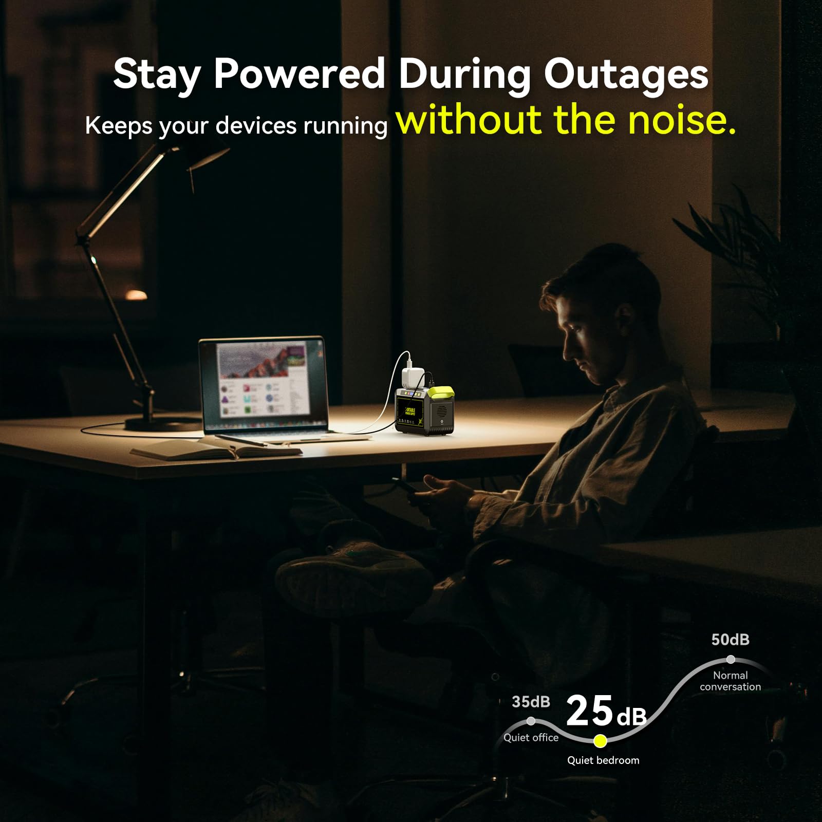 MARBERO home emergency setup with solar power backup