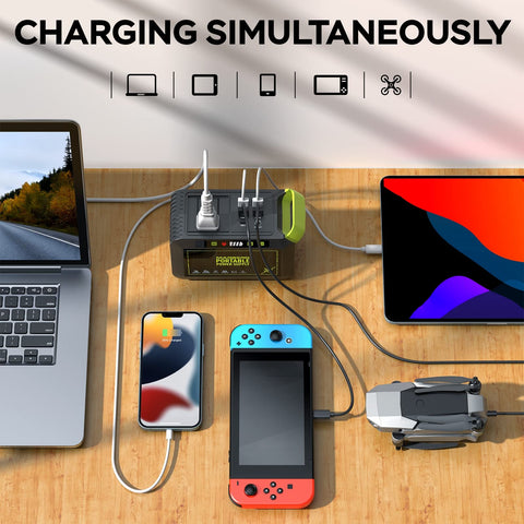 Marbero M82 eight output ports support multiple devices charging together