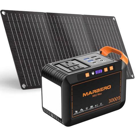 MARBERO M82MAX portable power station outdoors for reliable charging on the go
