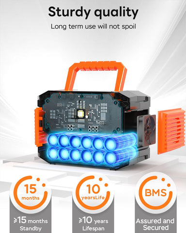MARBERO compact power station in outdoor camping setting powering essentials.