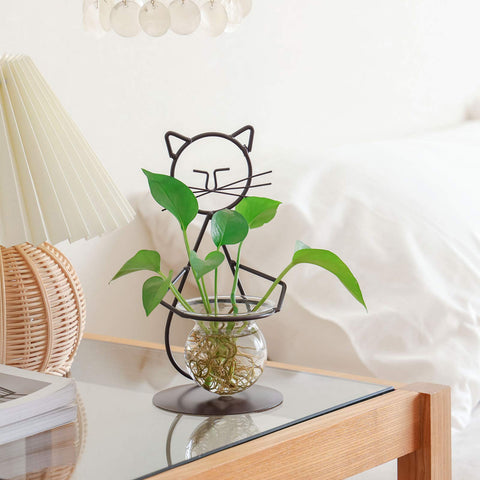 Marbrasse heat-resistant glass vase close-up shows clear, durable design
