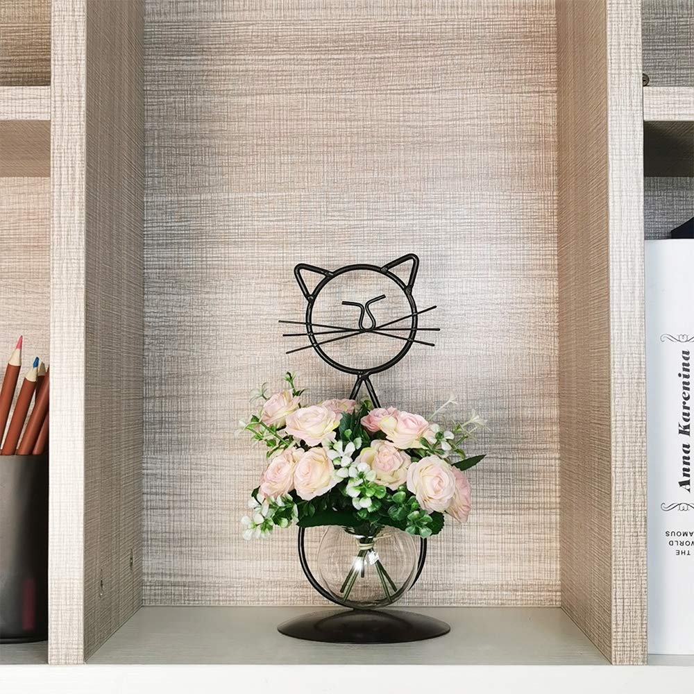 Marbrasse iron stand for a sleek desktop terrarium display