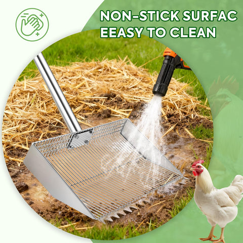 MarchingGreen optimized sieve spacing filters debris quickly.