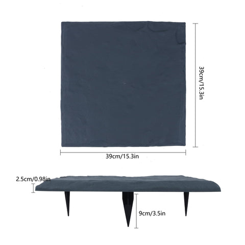 Marchrose weatherproof resin stepping stone designed for outdoor durability