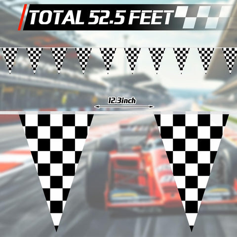 MARFOREVER 38 pennants banner adds dynamic race atmosphere.