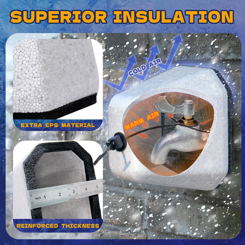 Marinexplore drawstring faucet cover enables quick, tool-free installation.