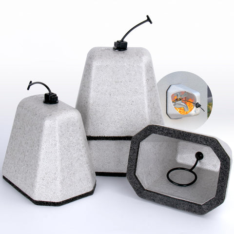 Marinexplore frostproof faucet cover with foam insulation protects outdoor taps in winter.