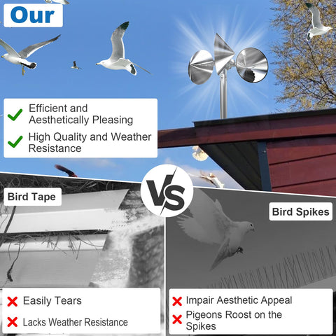Marketty 2-pack installation-friendly reflectors install vertically or horizontally for flexible placement.