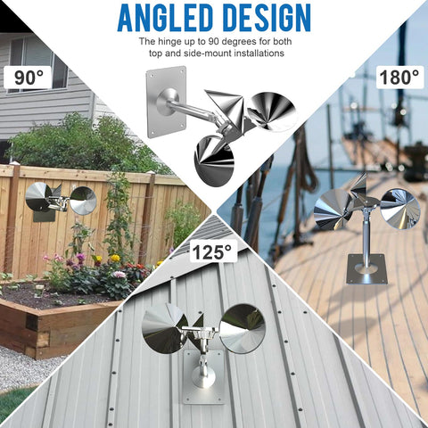 Marketty weather-resistant reflectors endure outdoor conditions while keeping the reflectivity effective.