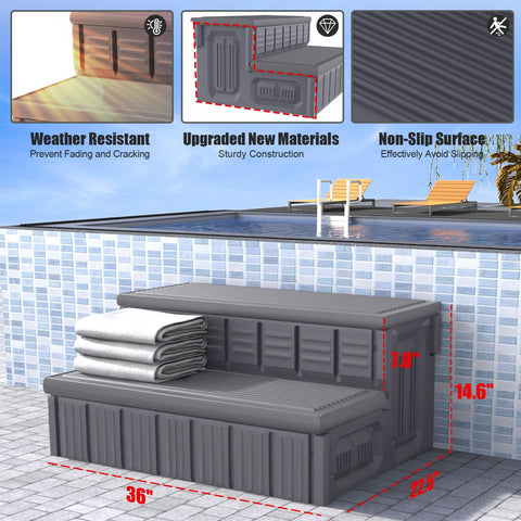 MARKETTY tool-free assembly makes setup quick and hassle-free for any outdoor space