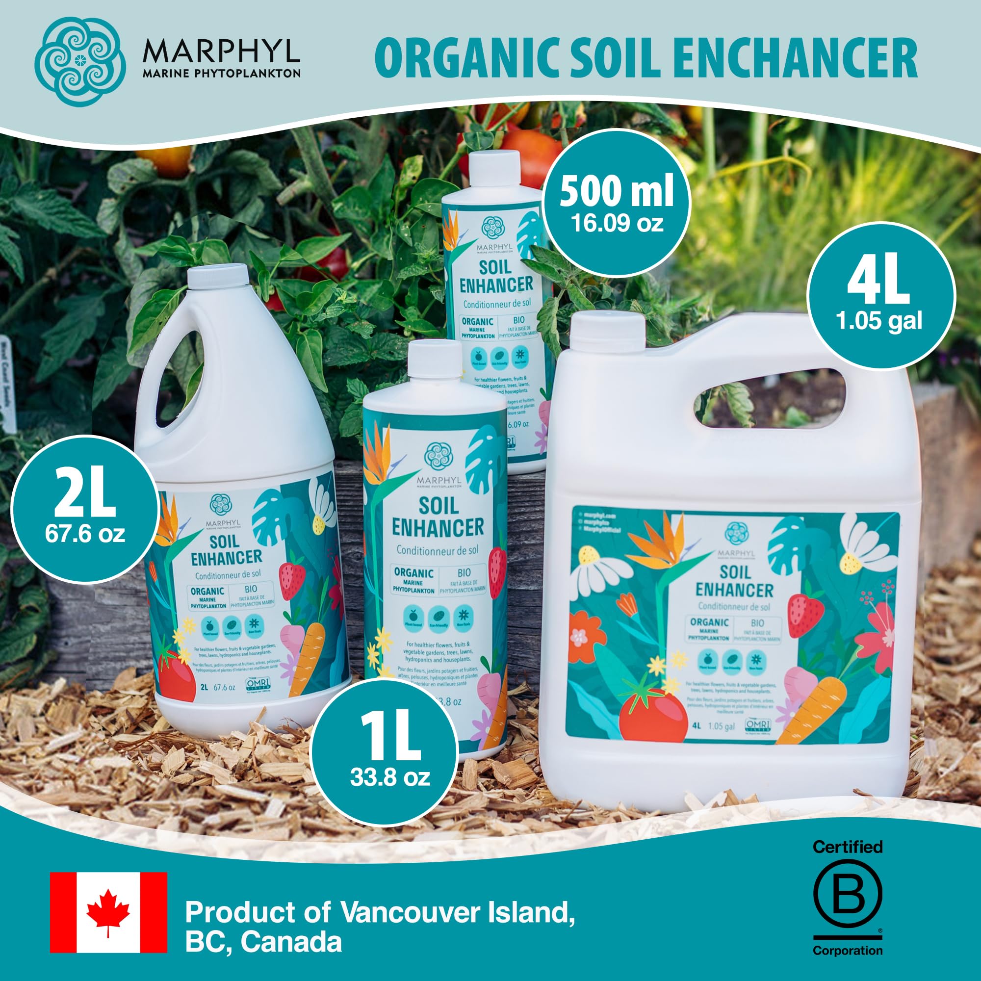 MARPHYL nutrient-drops closeup highlights minerals for thriving roots.