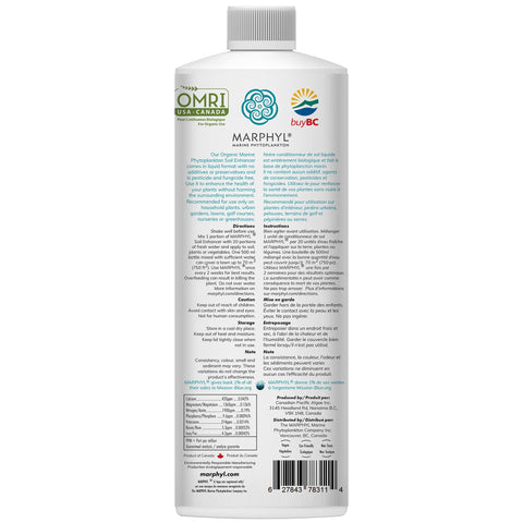 MARPHYL raised-bed soil enhancement improves structure and moisture balance.