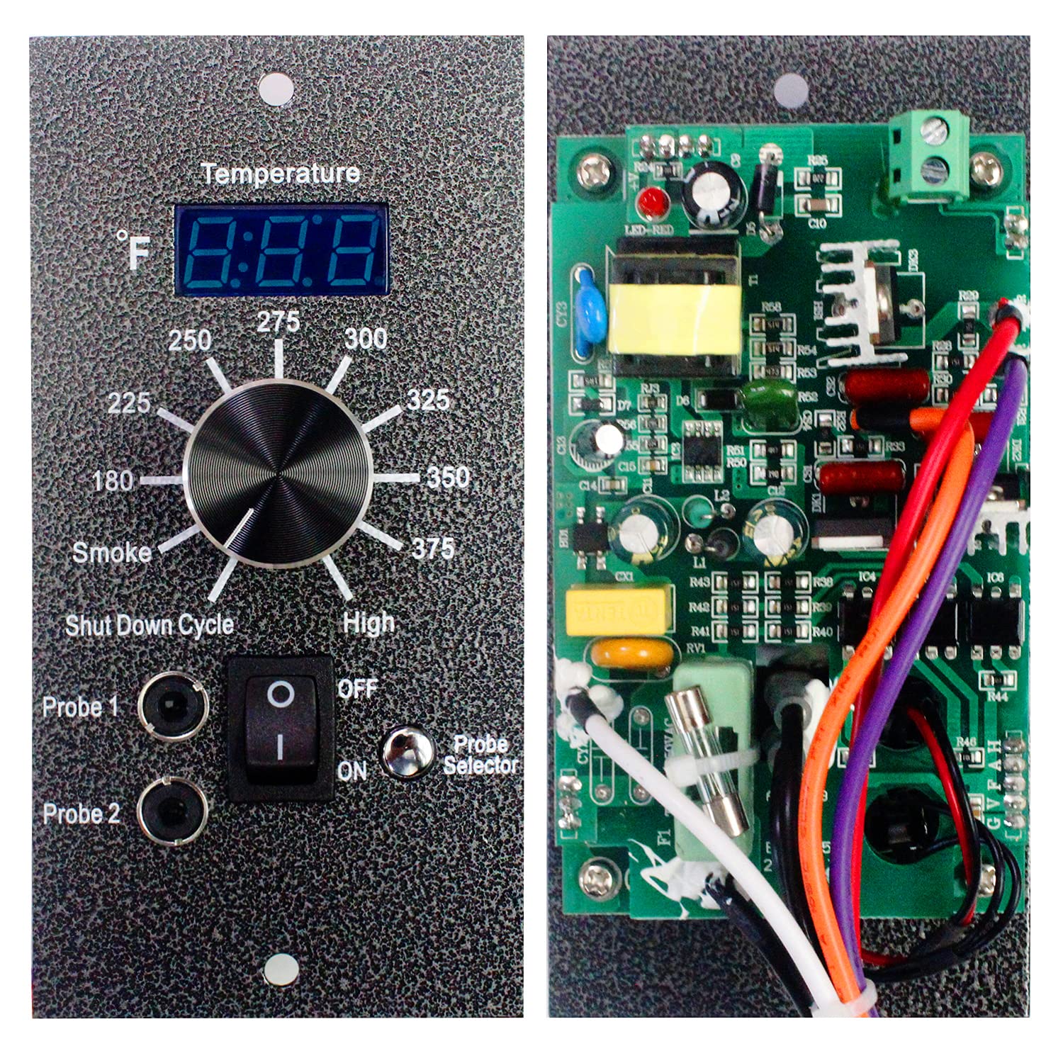 MARS CAMP safety features include front panel control and cool-down cycle for safer grilling.