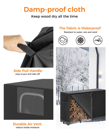 PU and PVC coatings protect Mars Explo firewood from moisture