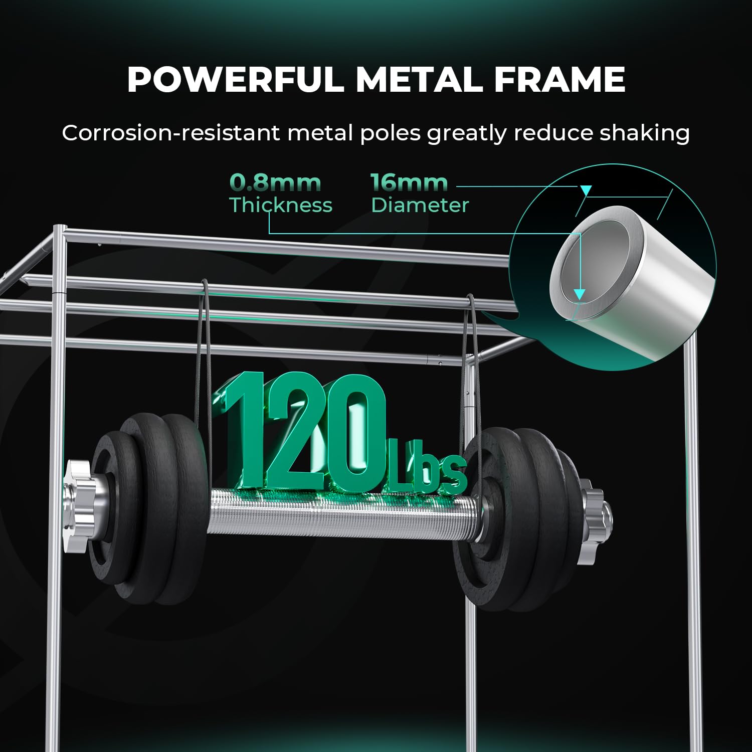 Mars Hydro detachable floor tray aids quick cleanup