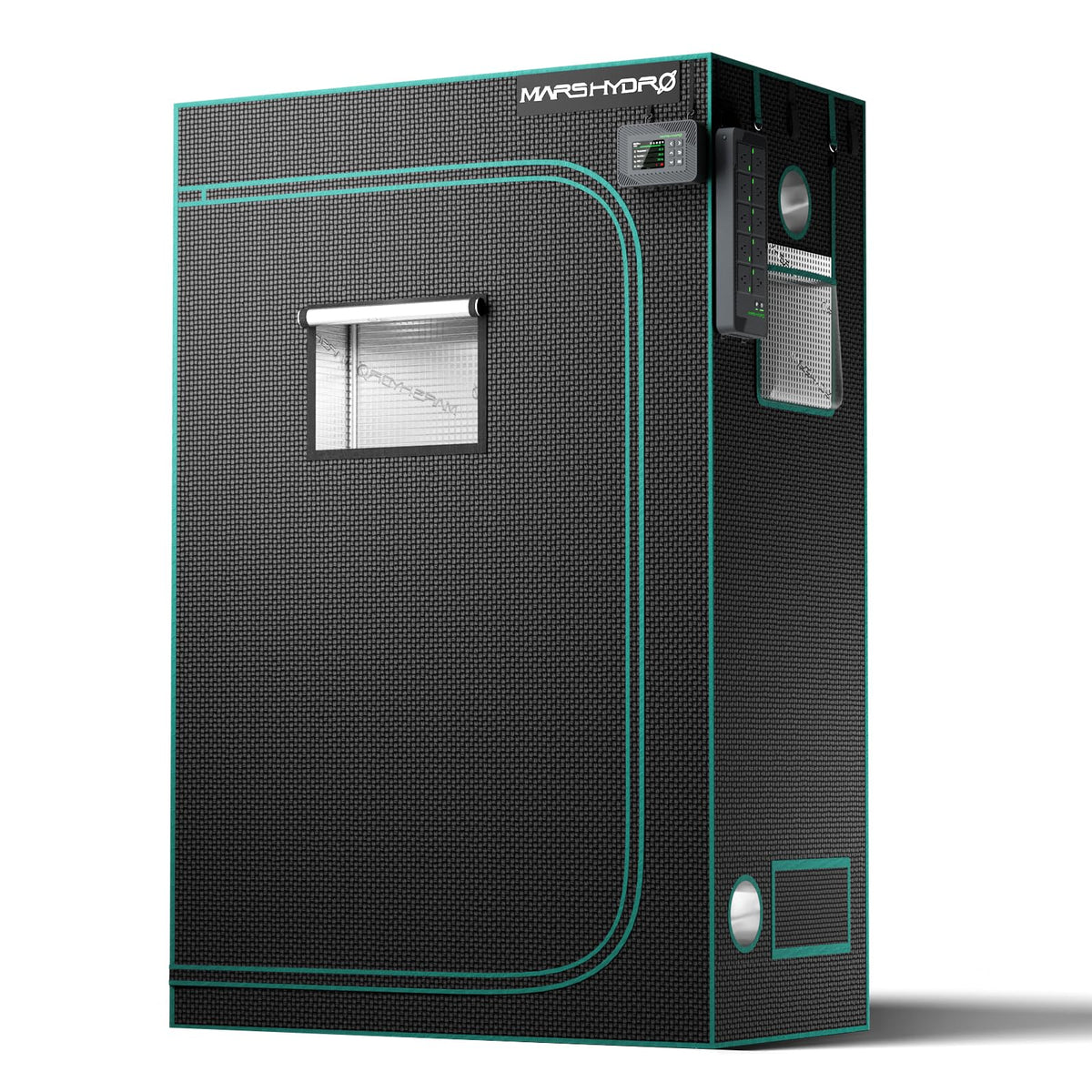 Mars Hydro 4x2x6 exterior front view shows a sturdy frame for stable setup