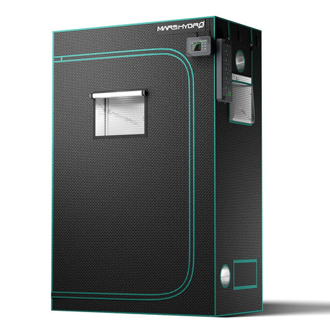 Mars Hydro 4x2x6 exterior front view shows a sturdy frame for stable setup