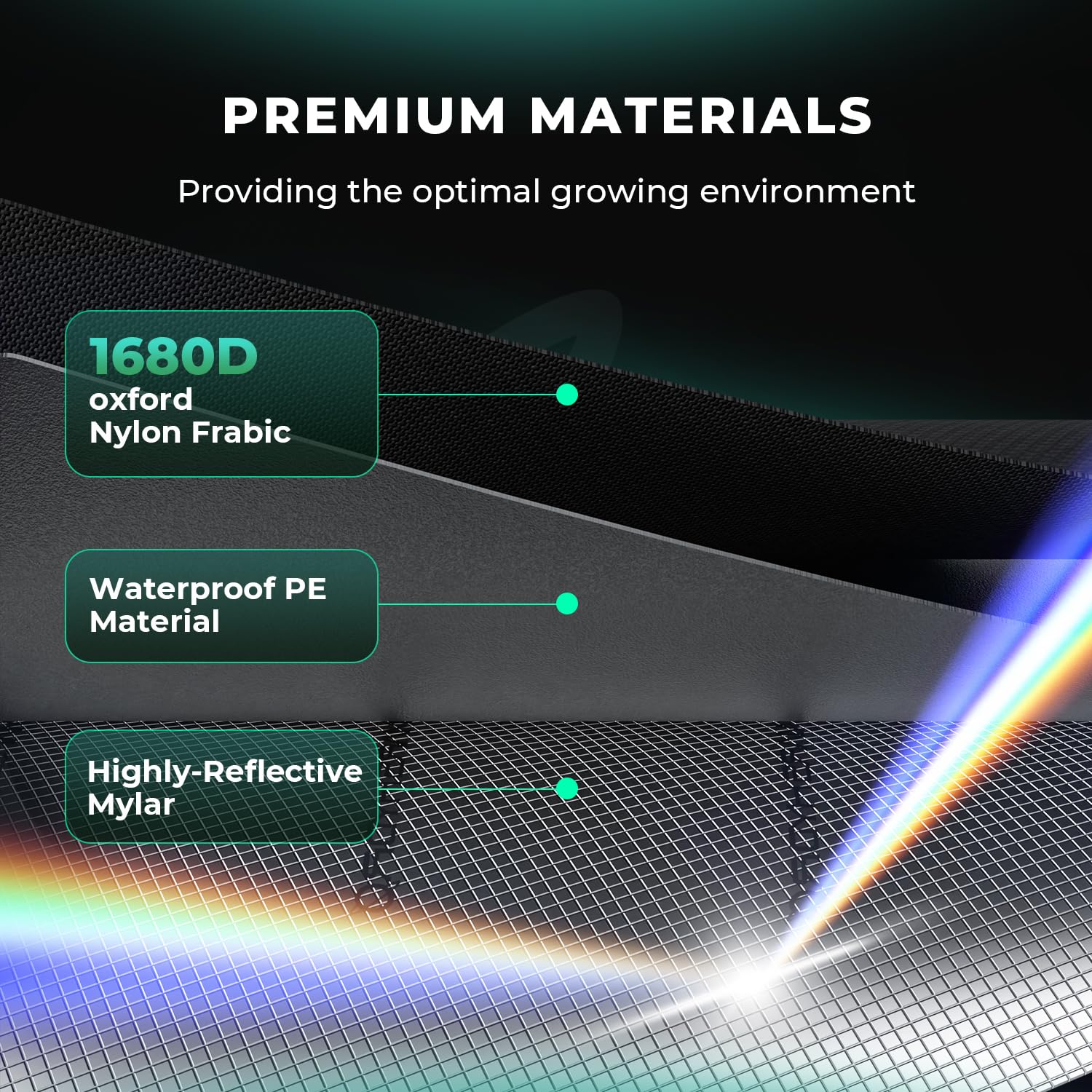 Mars Hydro 4x2x6 exterior side view highlights durable construction for long-term use