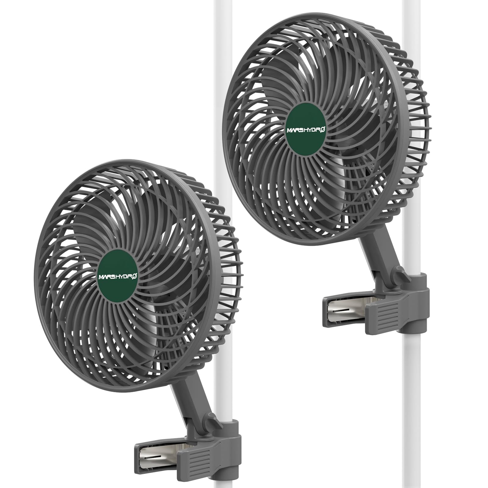 Mars Hydro M6 clip fan in use delivering steady airflow for grow tent setup