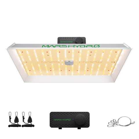 Mars Hydro TS1000 with patented reflector boosts light efficiency in grow tents