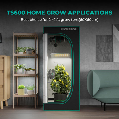 Seed to flower growth supported by TS600 with solid canopy penetration