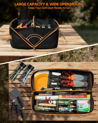 Marscamd bag showing dual inner compartments for organized tools