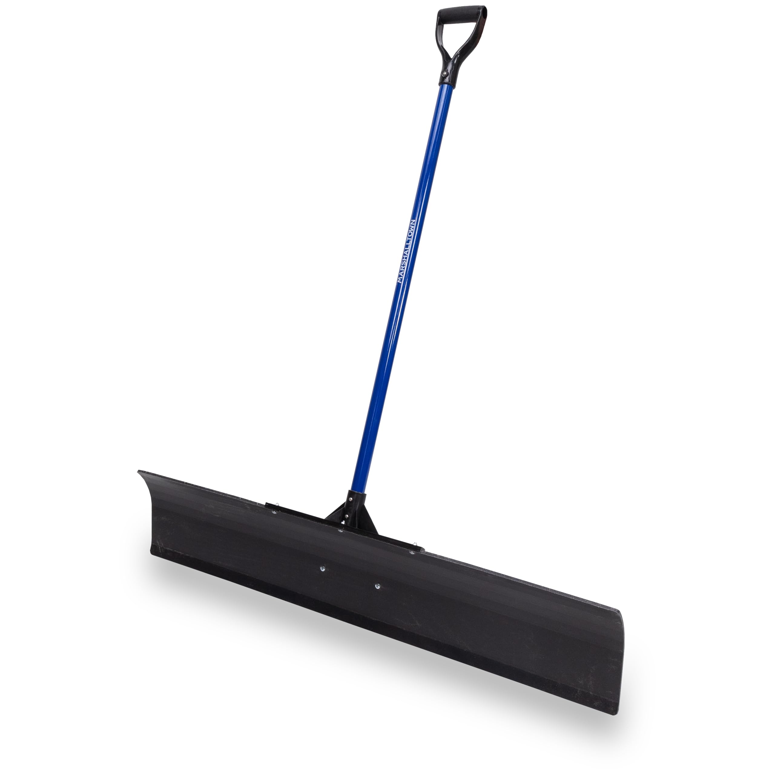 Marshalltown Polar Pusher 48-inch blade for fast snow removal on driveways.