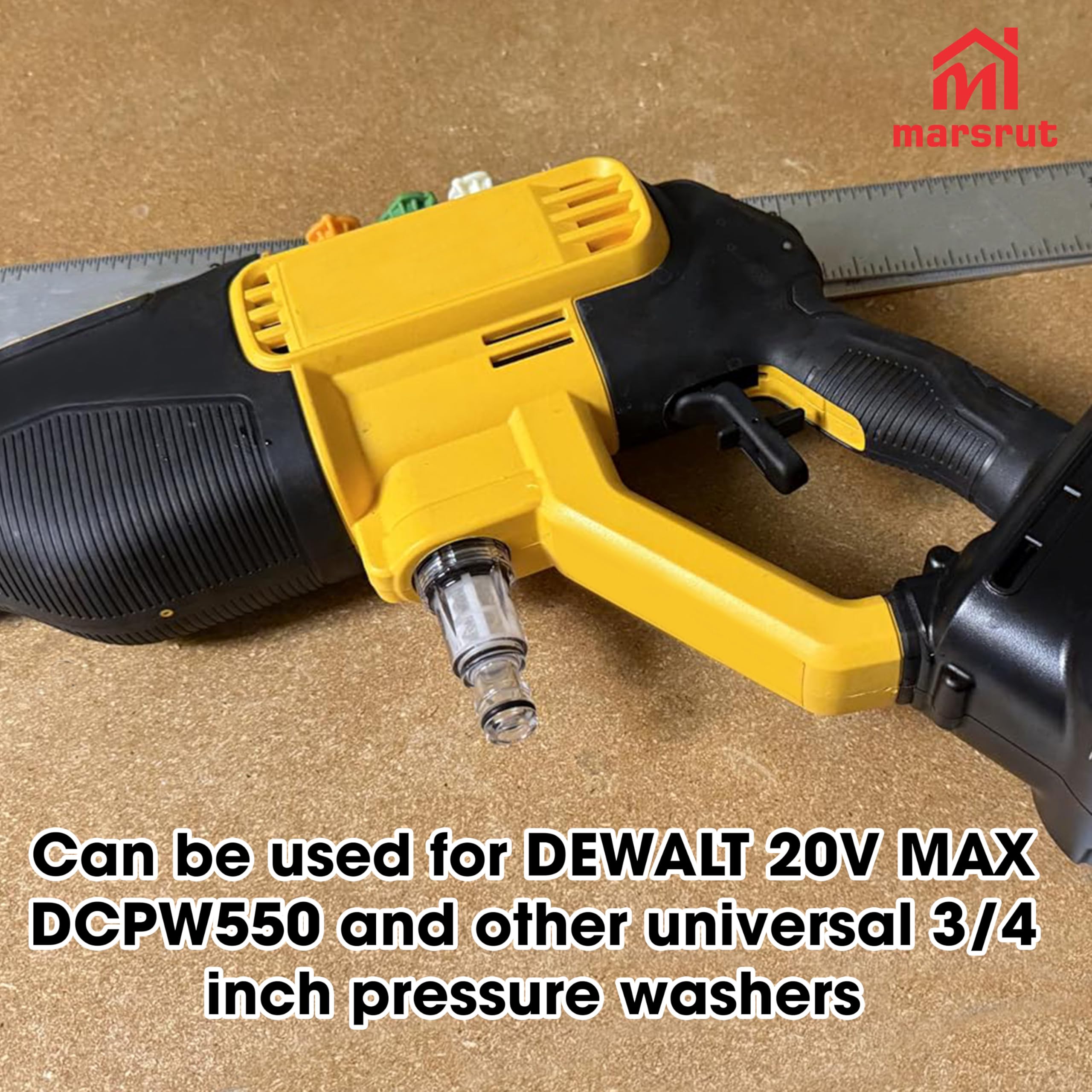 Marsrut dewalt-dcpw550 compatibility connector ensures a secure fit
