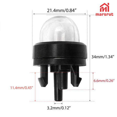 Marsrut primer purge bulb for Ryobi RY3716; easy replacement, reliable carburetor priming.
