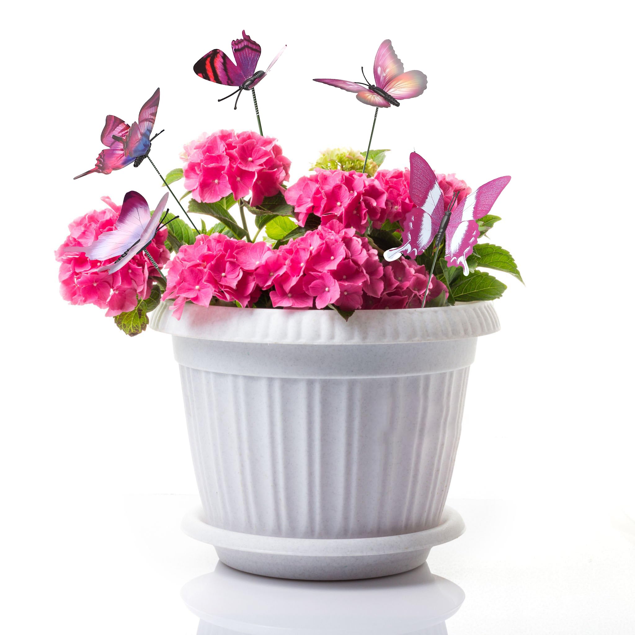 Marsrut 3D butterfly ornament creates depth in bouquets.