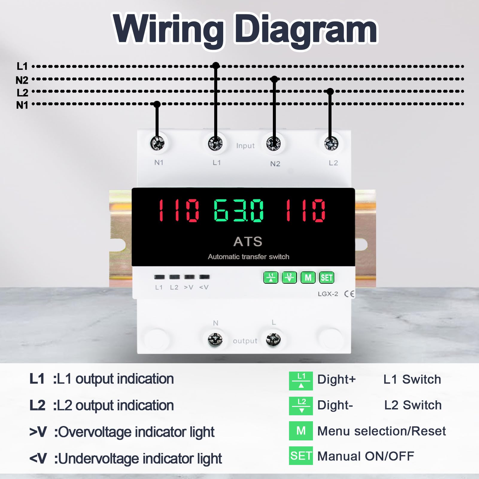 MARSTEK generator transfer switch protects appliances from voltage fluctuations