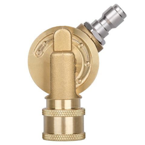 MARSTEK pivoting coupler with 240-degree reach for gutters and undercarriages