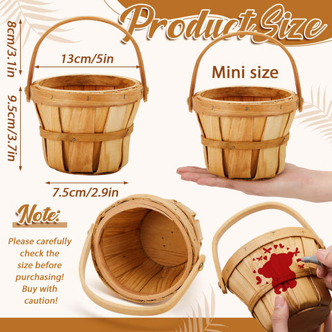 Marsui berry basket side view with reinforced handle for easy transport.