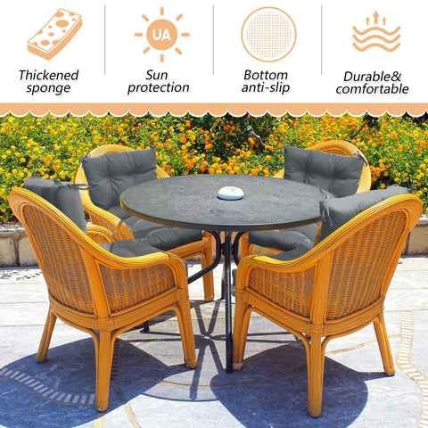Marsui dense plush fill cushions deliver soft, comfortable seating.