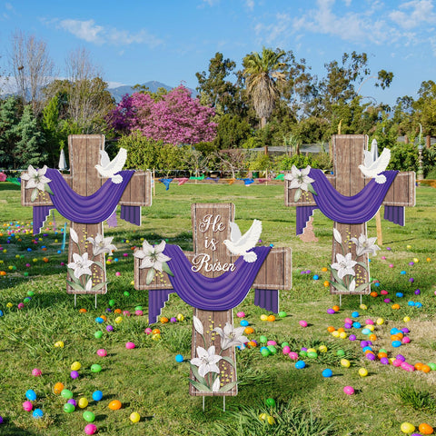 Marsui Easter yard decor set, perfect for porches, lawns, and driveways.