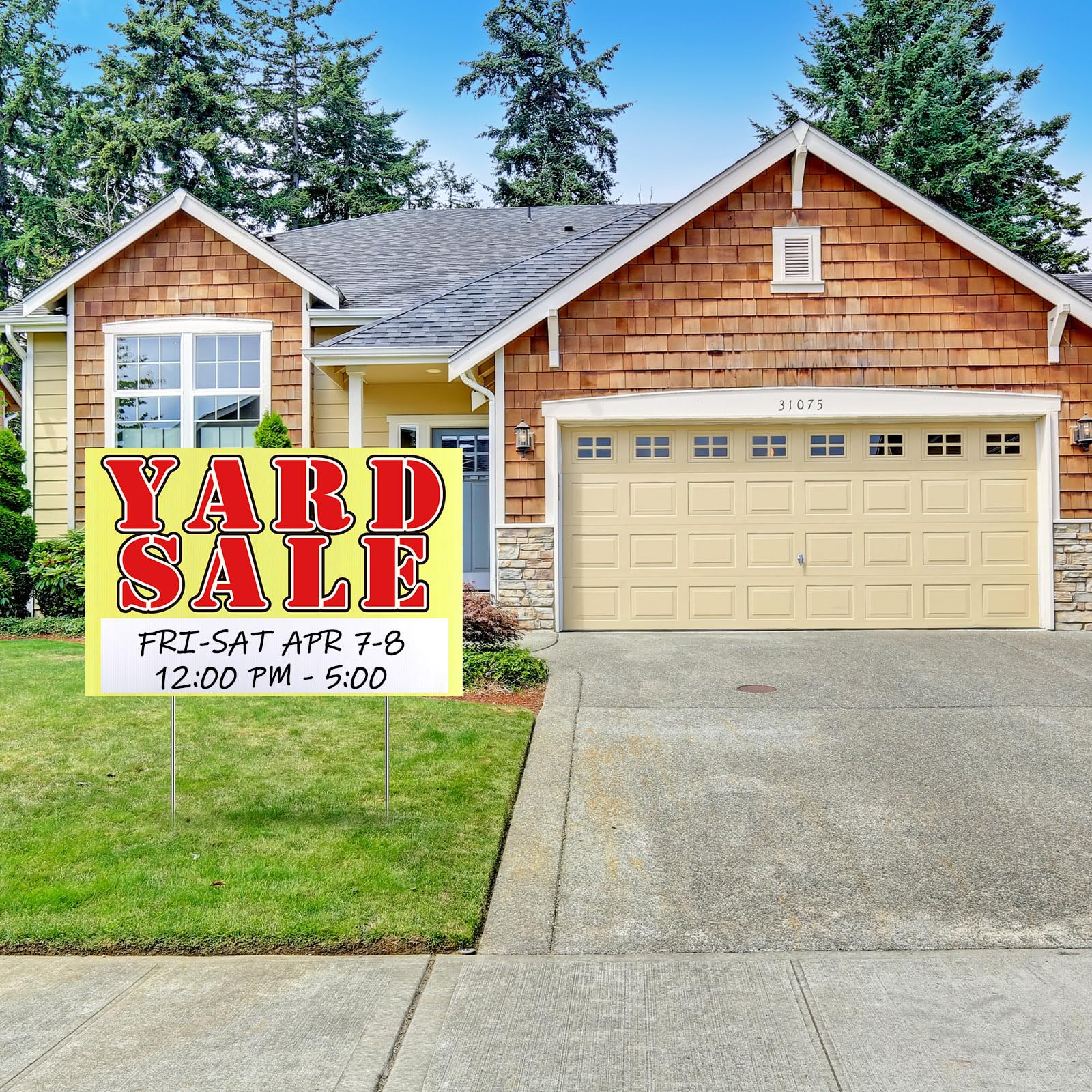 Marsui foldable yard signs for compact storage and transport.