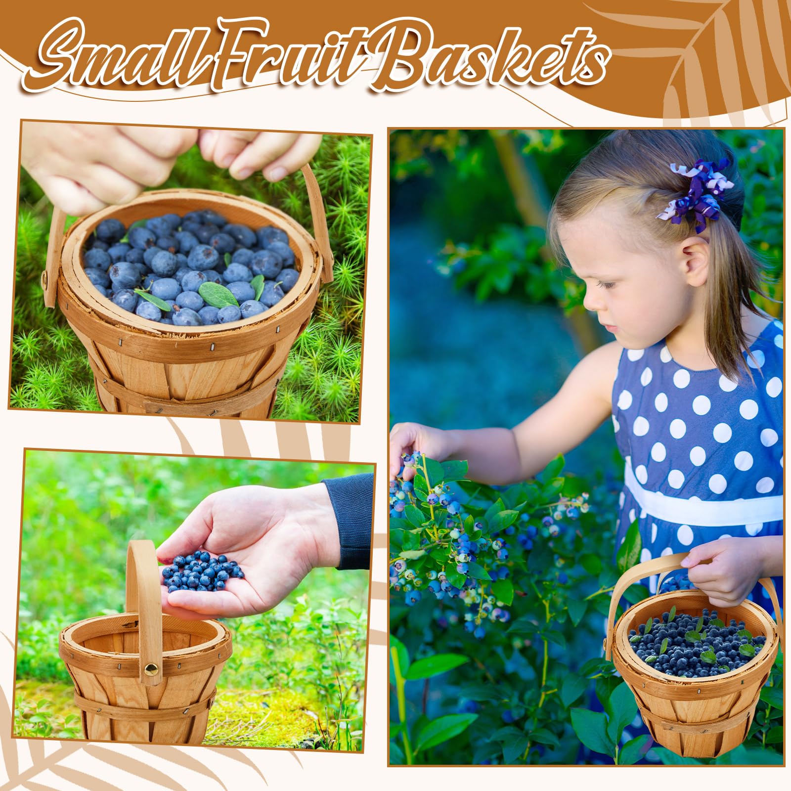 Marsui hanging wooden basket for decor and display.
