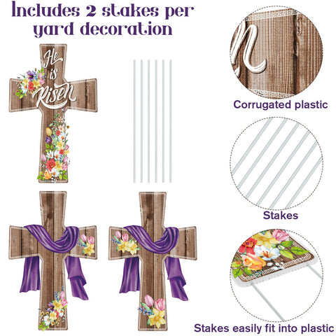 Marsui outdoor Easter yard stake brightening lawn or porch