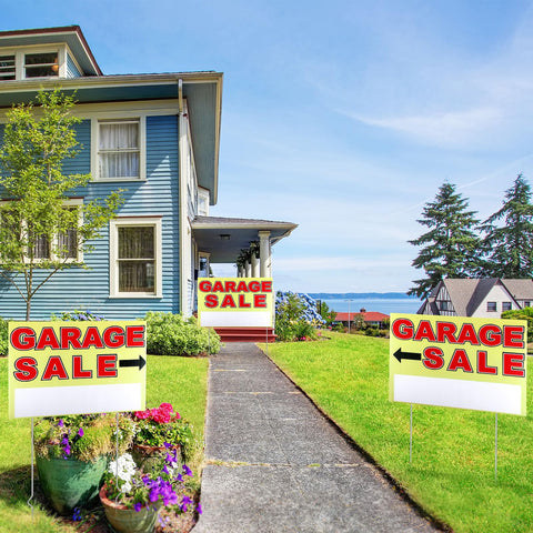 Marsui signs use vibrant yellow, red, and black to grab attention