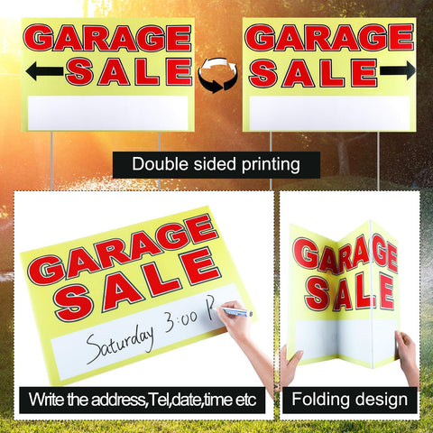 Marsui yard signs with sturdy corrugated plastic withstand outdoor conditions during sales