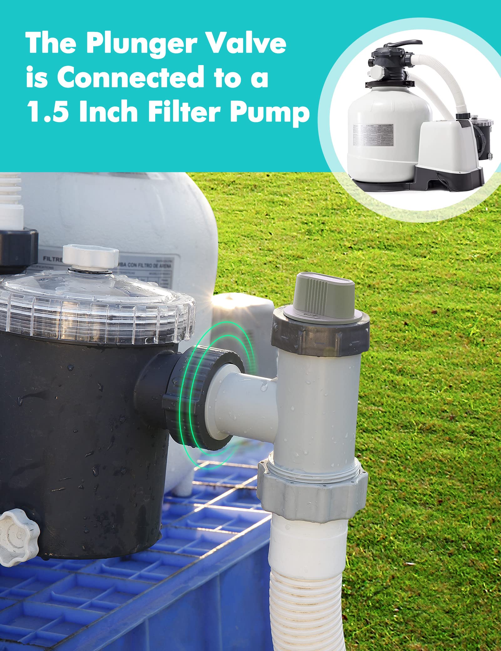 MASCARRY 1.5 inch inlet water nozzle for optimal intake
