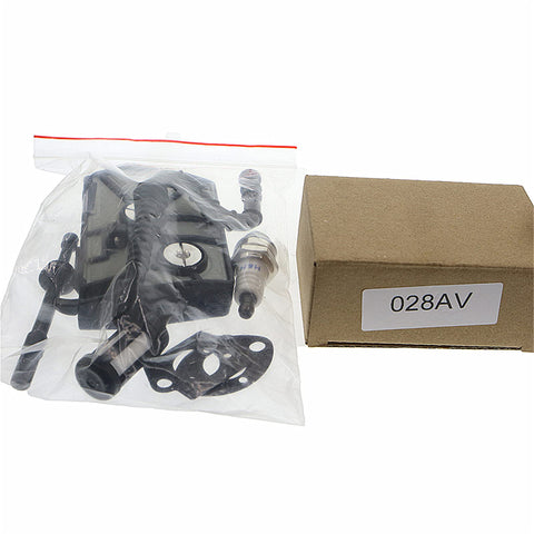 Masnln spark plug and gasket kit simplifies install and reassembly.