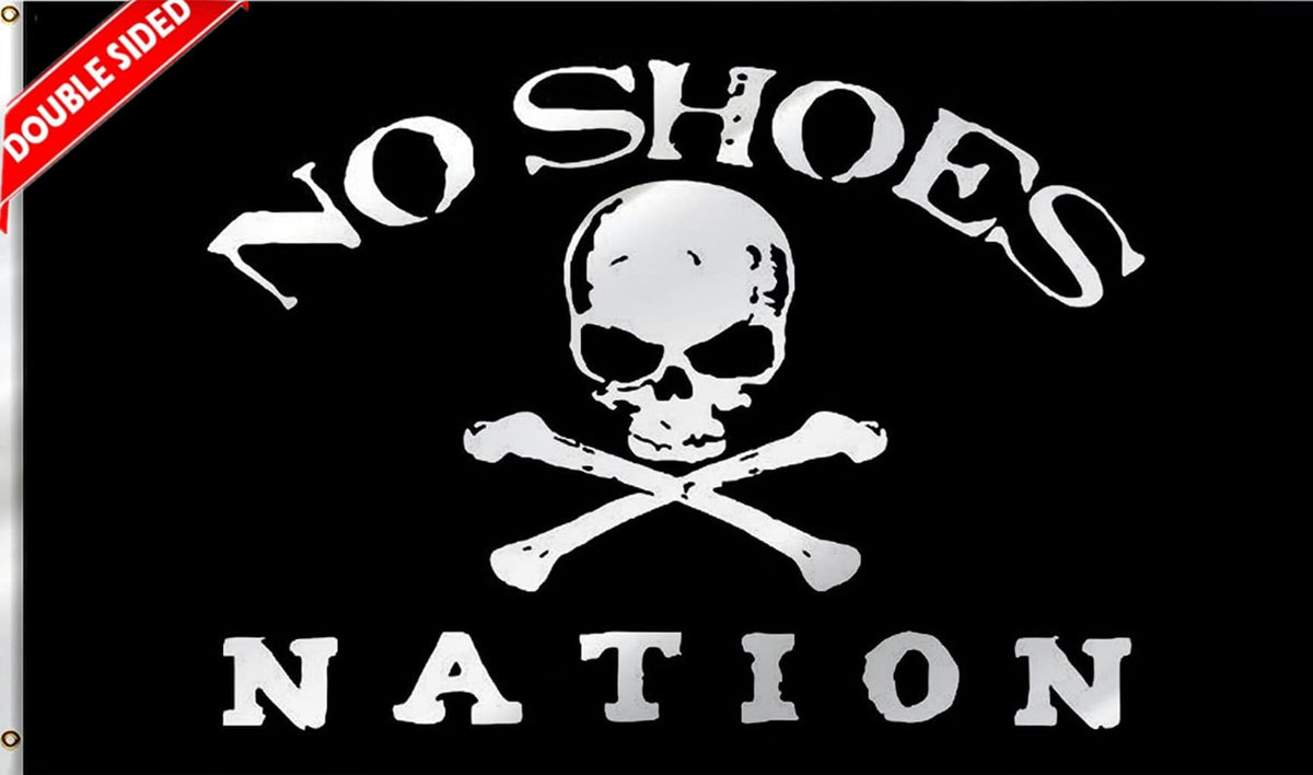 Masquita double-sided no shoes nation flag, outdoor boat display.